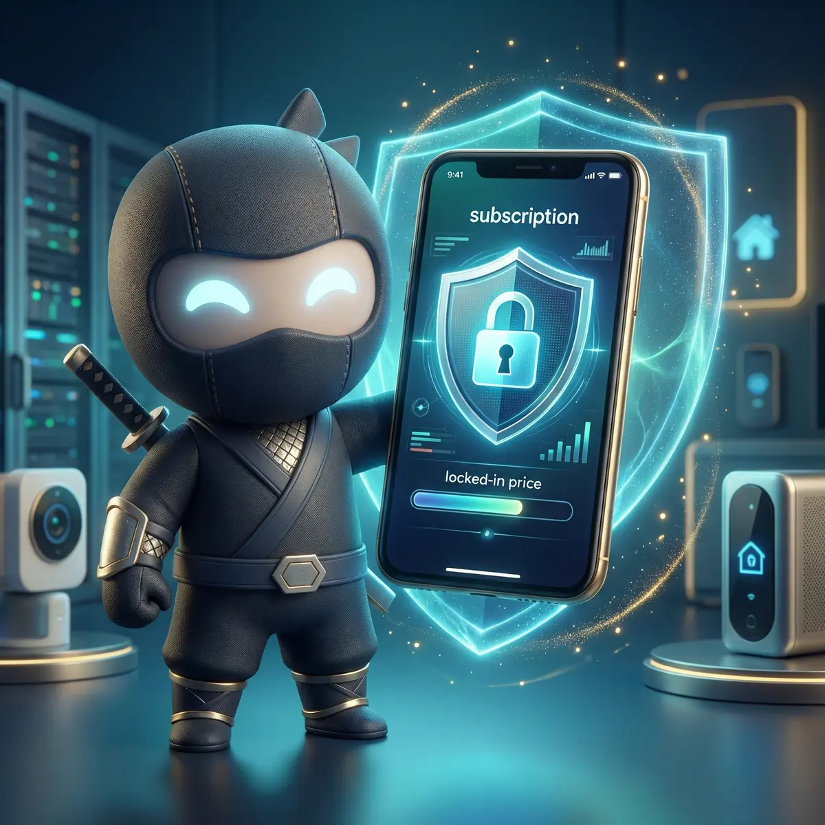 Founding Pro — Repair Ninja mascot locking in your price